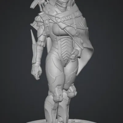 Mô hình 3D Light Stranger từ Destiny 2: Đỉnh cao chi tiết