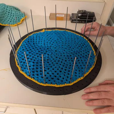 Bàn chặn (Blocking Circle) cho đan móc kích thước 401mm / 15.75in