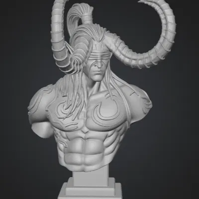 Mô hình in 3D tượng bán thân Illidan Stormrage cực chất cho fan WoW