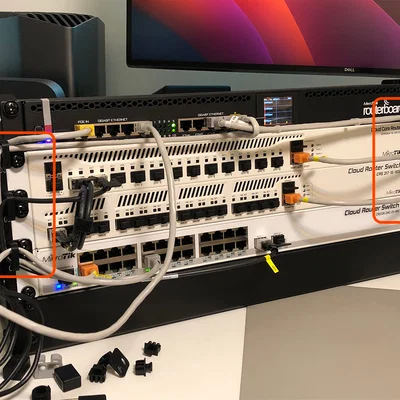 Móc treo quản lý dây cáp cho tủ Rack (Mini, 3 kích cỡ)