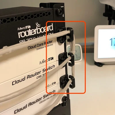 Móc treo quản lý dây cáp cho tủ Rack (Mini, 3 kích cỡ)