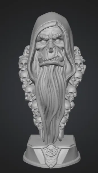 Mô hình 3D tượng Guldan World of Warcraft siêu chi tiết để bàn - Image 1