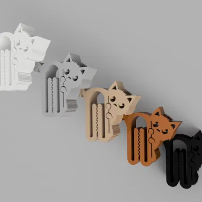 Kẹp miệng túi hình chú mèo dễ thương - Dùng cho túi thực phẩm và bao bì