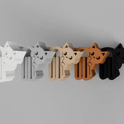 Kẹp miệng túi hình chú mèo dễ thương - Dùng cho túi thực phẩm và bao bì