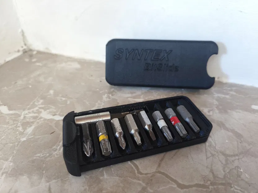 Giá giữ bit nhỏ gọn cho đầu lục giác 6mm / 1/4 inch - SYNTEX BitSlide V2.1 - Image 2