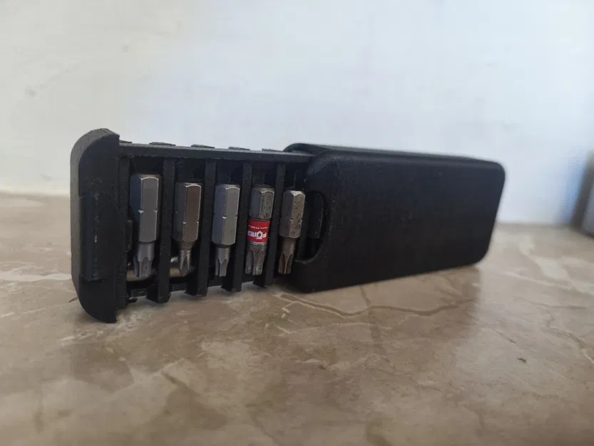 Giá giữ bit nhỏ gọn cho đầu lục giác 6mm / 1/4 inch - SYNTEX BitSlide V2.1 - Image 3