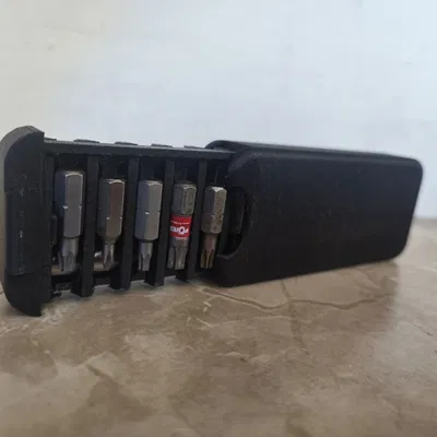 Giá giữ bit nhỏ gọn cho đầu lục giác 6mm / 1/4 inch - SYNTEX BitSlide V2.1