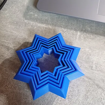 Đồ chơi giải tỏa căng thẳng Fidget hình ngôi sao in 3D độc đáo