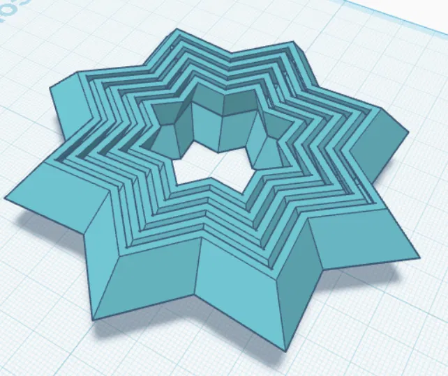 Đồ chơi giải tỏa căng thẳng Fidget hình ngôi sao in 3D độc đáo - Image 2