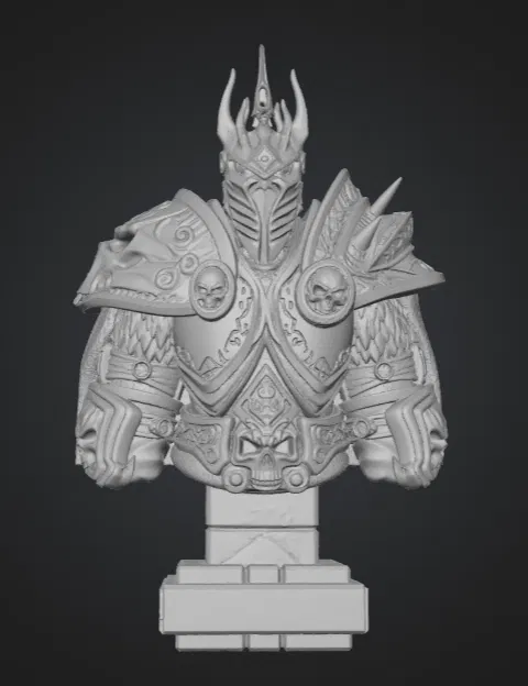 Mô hình tượng Arthas Menethil Lich King 3D in ấn tượng - Image 1