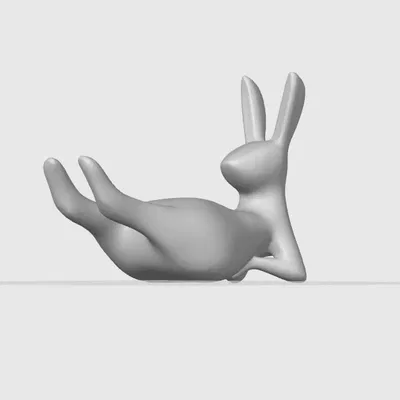 Mô hình chú thỏ Phục sinh 1