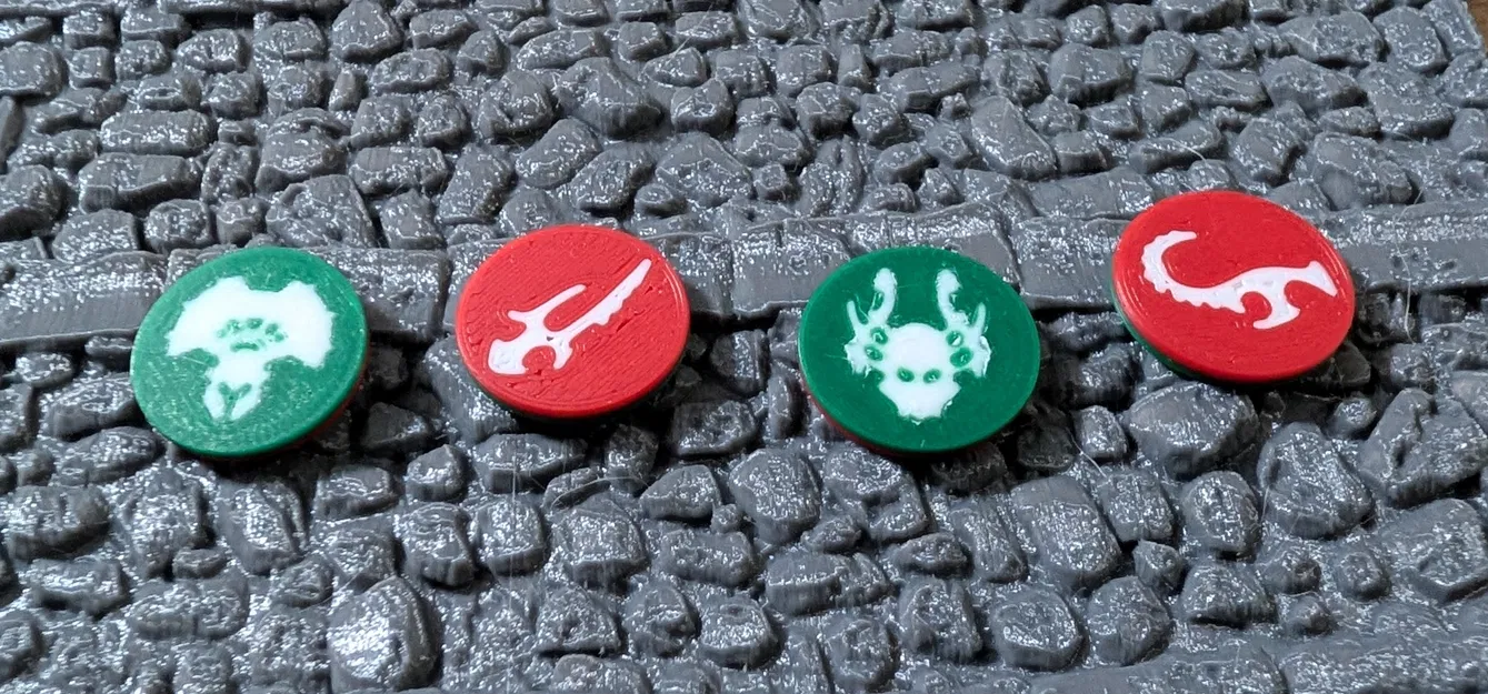 Token anh hùng Idoneth cho Warhammer Quest Darkwater chất lượng cao - Image 1