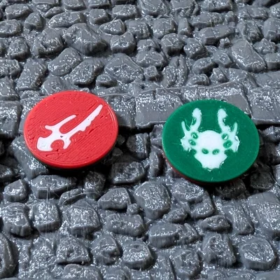 Token anh hùng Idoneth cho Warhammer Quest Darkwater chất lượng cao