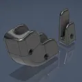 Giá treo ván trượt gắn tường (Skateboard Wall Mount) in 3D chắc chắn - Thumbnail 1