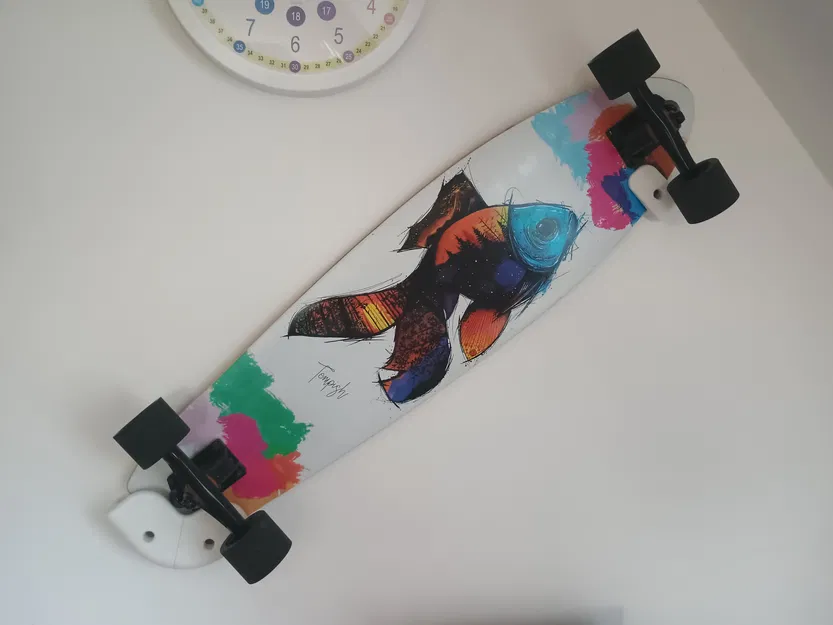 Giá treo ván trượt gắn tường (Skateboard Wall Mount) in 3D chắc chắn - Image 3