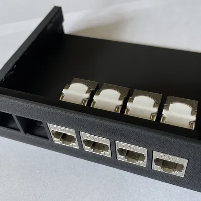 Khay trượt gắn 6 cổng Keystone 1U (RackMod 1U Slide Modul)