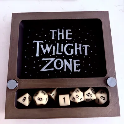 Khay Xúc Xắc Hình TV Cổ Điển (Dice Tray) Độc Đáo Cho Game Thủ