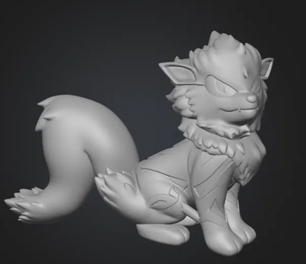 Mô hình Pokemon Arcanine in 3D chi tiết cực đẹp cho fan - Image 1