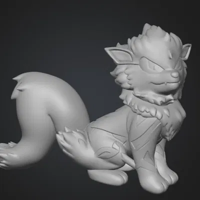 Mô hình Pokemon Arcanine in 3D chi tiết cực đẹp cho fan