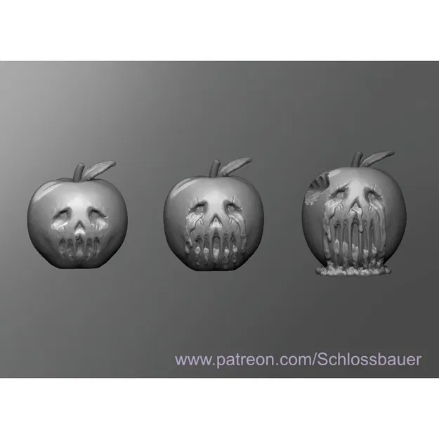 Mô hình quả táo độc Poison Apple cho D&D và tabletop game - Image 1