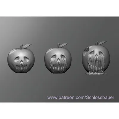 Mô hình quả táo độc Poison Apple cho D&D và tabletop game
