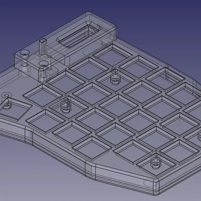 Case cho kit bàn phím SofleRGB AliExpress DIY