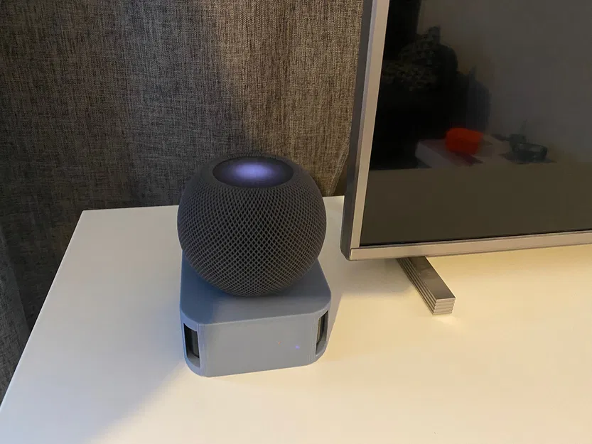 Đế giữ Apple TV 4K kết hợp HomePod mini tinh tế - Phụ kiện in 3D - Image 1