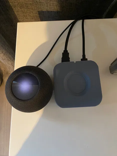 Đế giữ Apple TV 4K kết hợp HomePod mini tinh tế - Phụ kiện in 3D - Image 2
