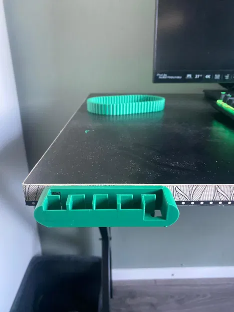 Khay giữ dây cáp 3D tiện lợi cho bàn làm việc - Sắp xếp gọn gàng - Image 6