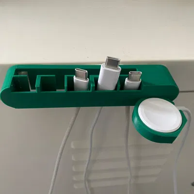 Giá đỡ cáp sạc 5 trong 1 tích hợp đế sạc Apple Watch gọn gàng