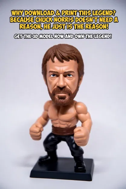 Mô hình Bobblehead Chuck Norris - Bản tri ân huyền thoại - Image 1