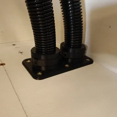 Đế gắn luồn ống ruột gà phi 29mm