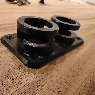 Đế gắn luồn ống ruột gà phi 29mm