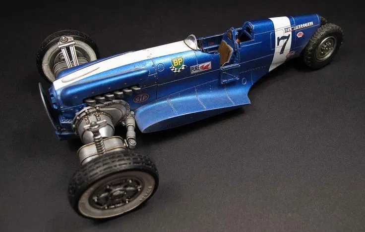 Mô hình xe đua cổ điển Blue Streak No.7 dành cho người đam mê in 3D - Image 2