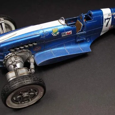 Mô hình xe đua cổ điển Blue Streak No.7 dành cho người đam mê in 3D