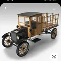 Mô hình xe tải cổ Ford TT Wagon Carriage in 3D chi tiết - Thumbnail 2