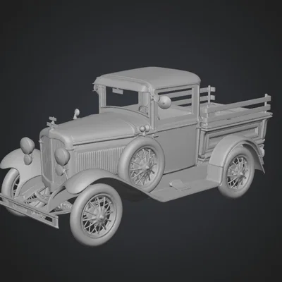Mô hình Ford Pickup 1931: Kiệt tác xe bán tải cổ điển cho in 3D