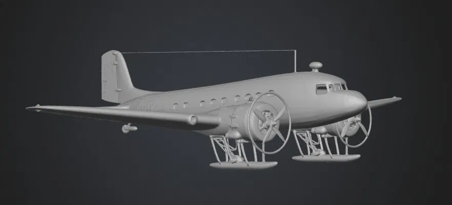 Mô hình Li-2 V-T (Hàng không vùng cực) - Image 1