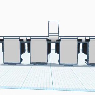 Móc khóa mô hình ghế cáp treo KMG độc đáo cho dân mê 3D