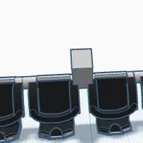 Móc khóa mô hình ghế cáp treo KMG độc đáo cho dân mê 3D