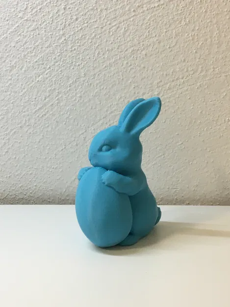 EASTER BUNNY WITH EGG - CHÚ THỎ PHỤC SINH ÔM TRỨNG - Image 2