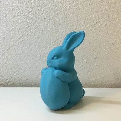 EASTER BUNNY WITH EGG - CHÚ THỎ PHỤC SINH ÔM TRỨNG