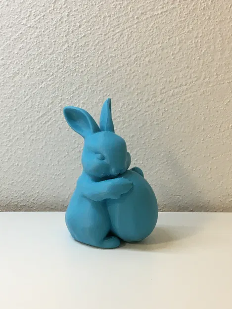 EASTER BUNNY WITH EGG - CHÚ THỎ PHỤC SINH ÔM TRỨNG - Image 4