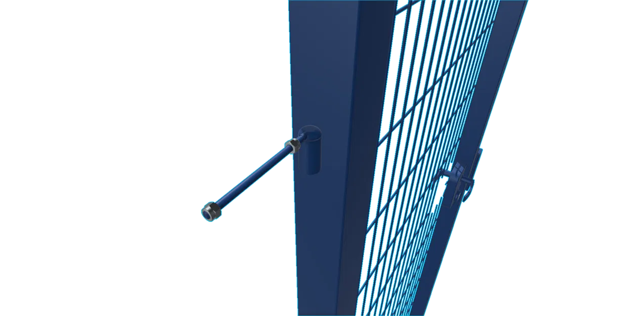 Mô hình cửa cổng sắt 1x2.03m chi tiết dành cho in 3D - Image 4