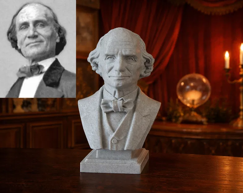 Tượng bán thân Jean-Eugène Robert-Houdin - Image 1