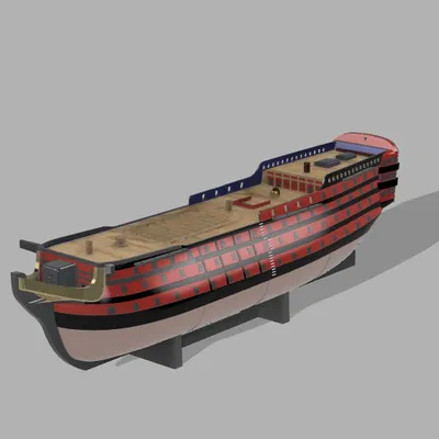 Mô hình tàu chiến hạng nhất của Pháp - L'Orient