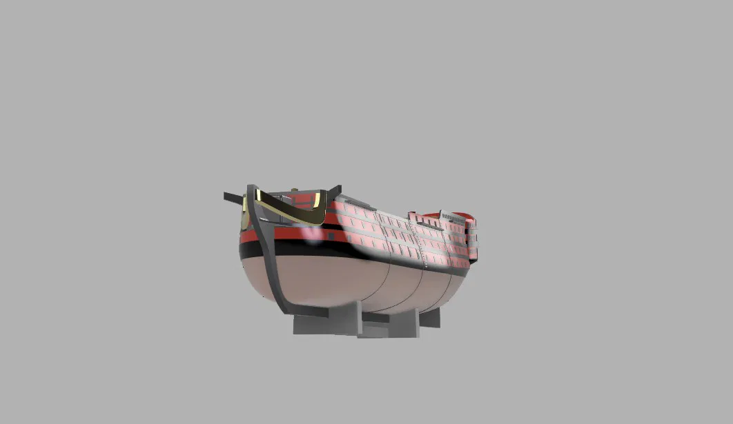 Mô hình tàu chiến hạng nhất của Pháp - L'Orient - Image 3