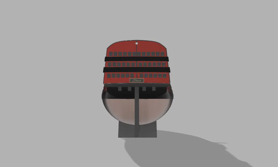 Mô hình tàu chiến hạng nhất của Pháp - L'Orient - Image 5