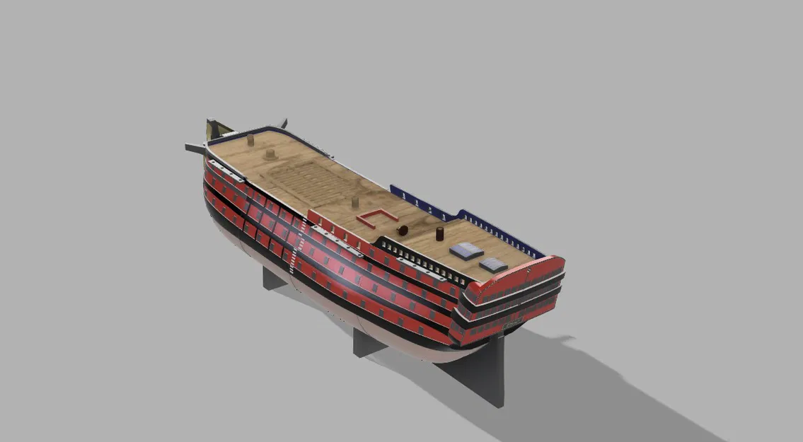 Mô hình tàu chiến hạng nhất của Pháp - L'Orient - Image 6