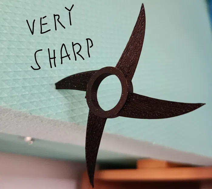 Phi tiêu Ninja (Ninja Knife) - Mô hình in 3D sắc nét cực chất - Image 1